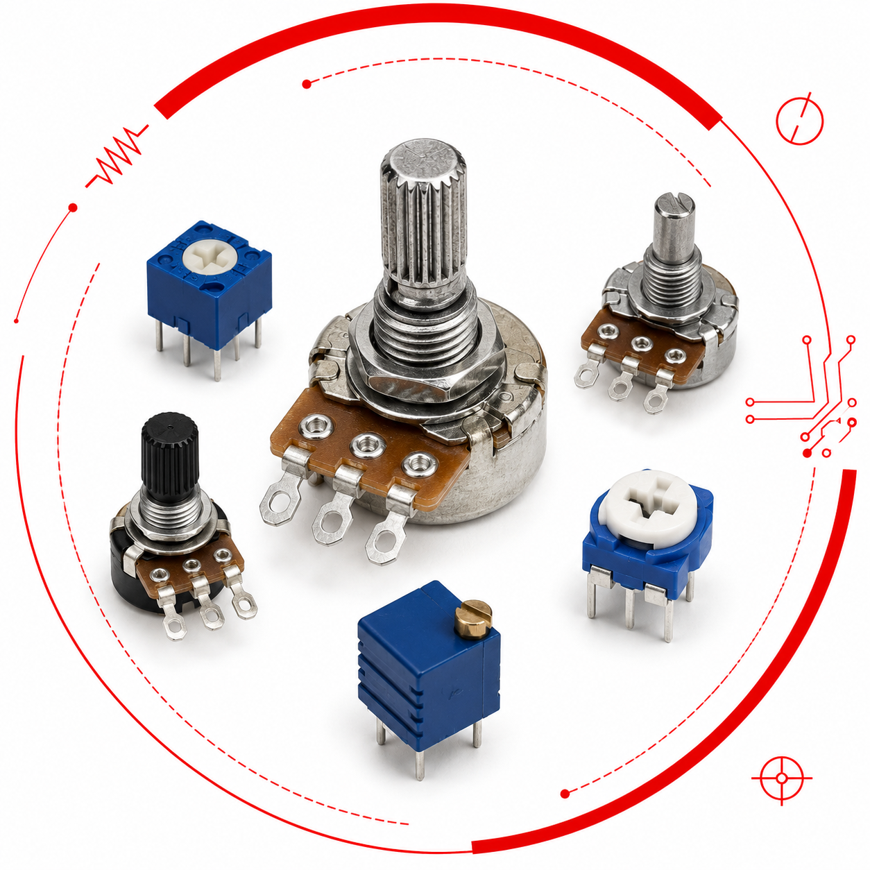 Potentiometers & Trimmers