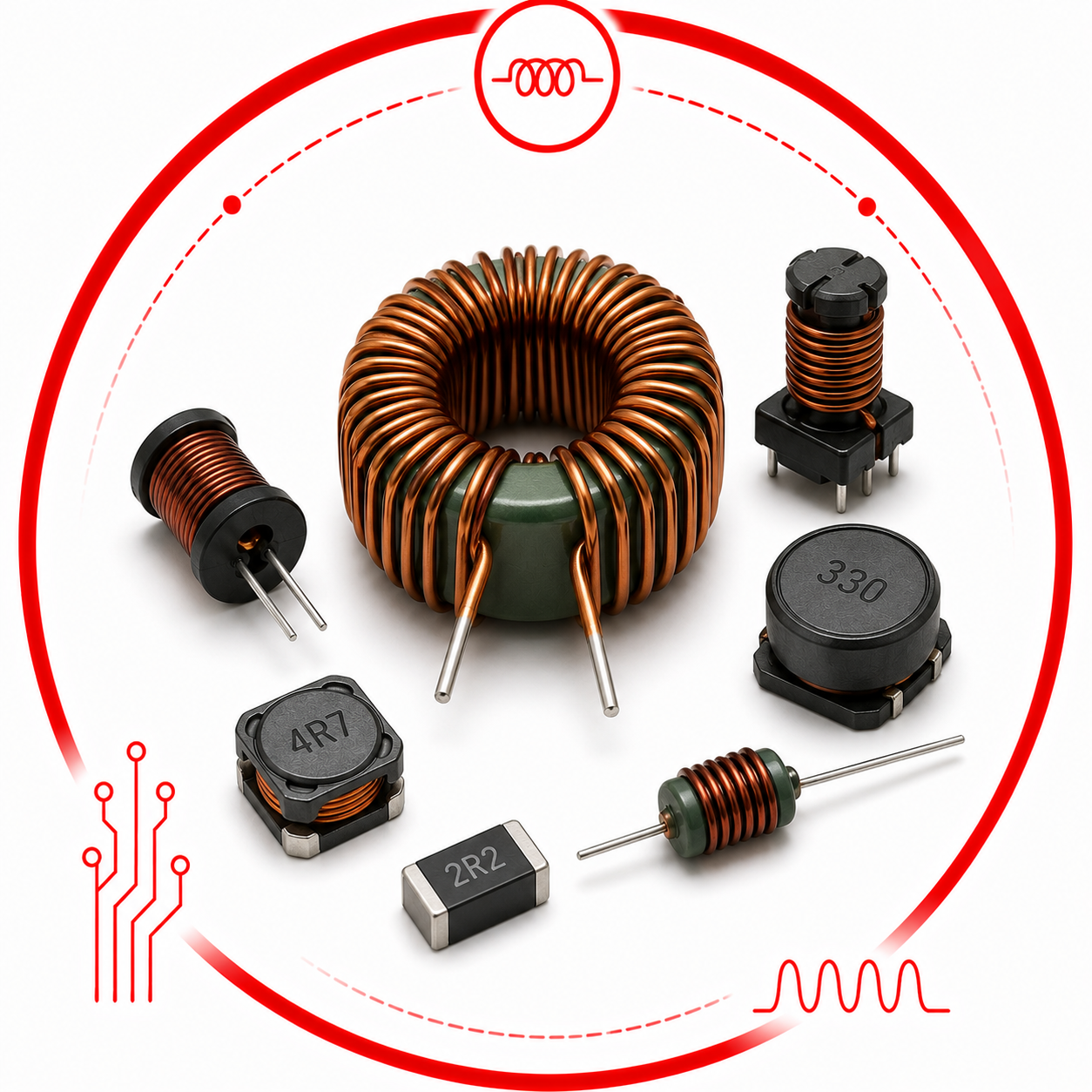 Inductors, Chokes & Coils