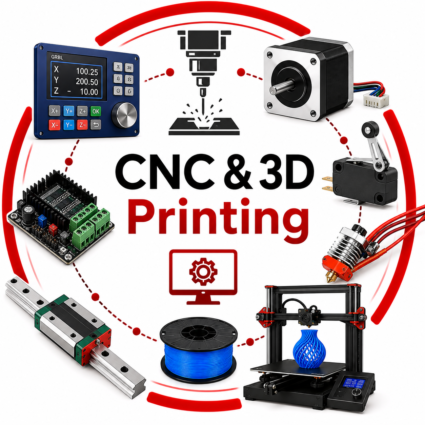 3D PRINTING & CNC