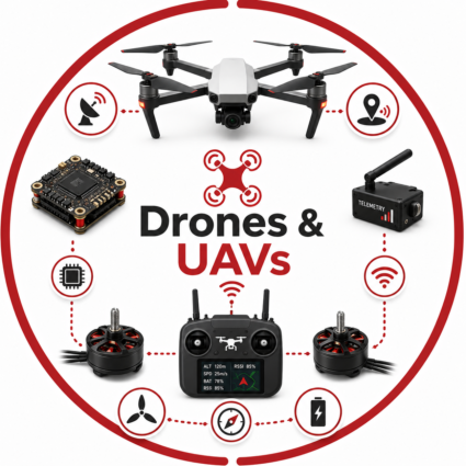 DRONES AND UAV
